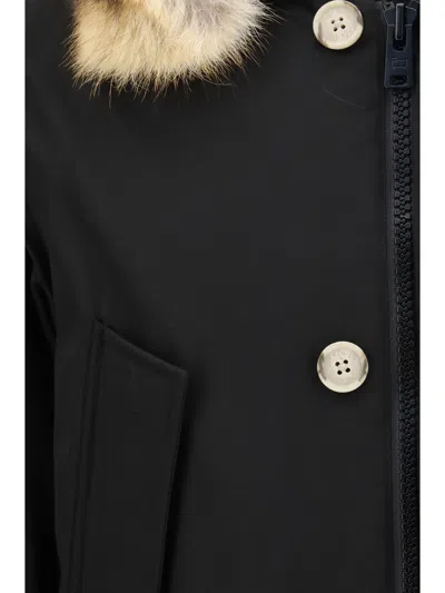 Woolrich Arctic Ramar Down Jacket In Black