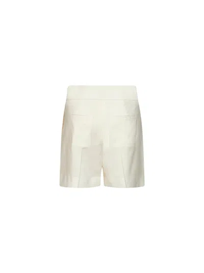 Max Mara Mxmpittura Bermudas In White