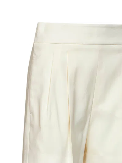 Max Mara Mxmpittura Bermudas In White