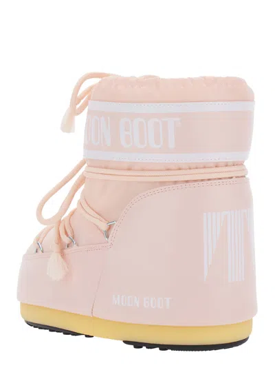 Moon Boot Icon Low Boots In Pink