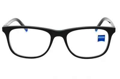 Zeiss Zs22503 Rectangular Acetate Eyeglasses In Black