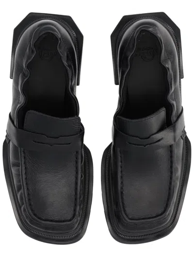 Dr. Martens Maybole Loafer Milled Gloss Woman Loafers Black Size 7 Leather In Black