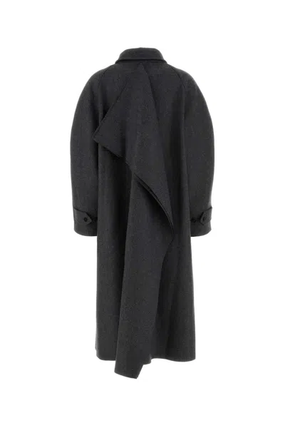 Jil Sander Virgin Wool Fitted Jacket In Gray