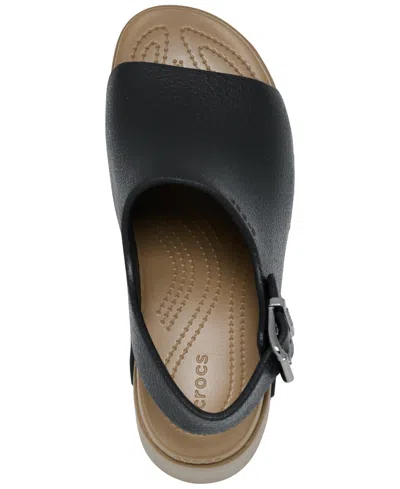 Crocs Dylan Studded Platform Slide In Black