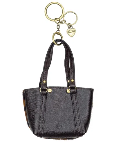 Patricia Nash Exotics Micro Benvenuto Mini Bag Charm In Leopard
