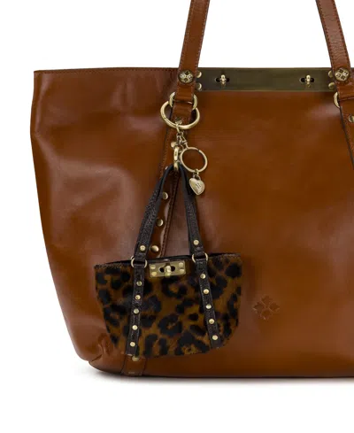 Patricia Nash Exotics Micro Benvenuto Mini Bag Charm In Leopard