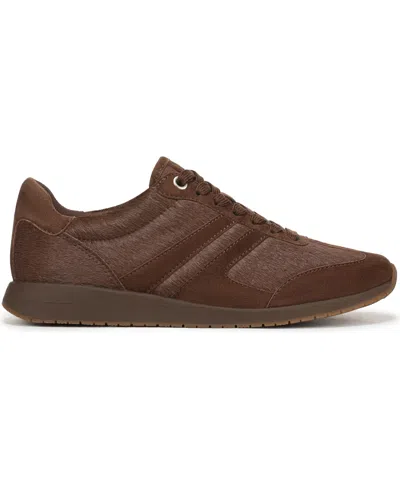 Naturalizer Lorena Sneaker In Brown Cow Hair,suede