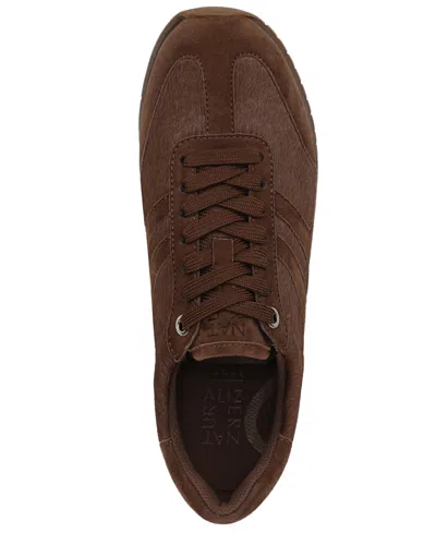 Naturalizer Lorena Sneaker In Brown Cow Hair,suede