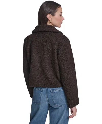 Levi's Cropped Bouclé Jacket In Java