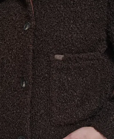 Levi's Cropped Bouclé Jacket In Java