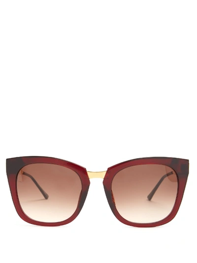 Thierry Lasry Narcissy Cat-eye Sunglasses In Red
