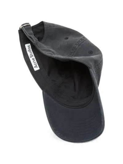 Acne Studios Face Stud Cap In Gray