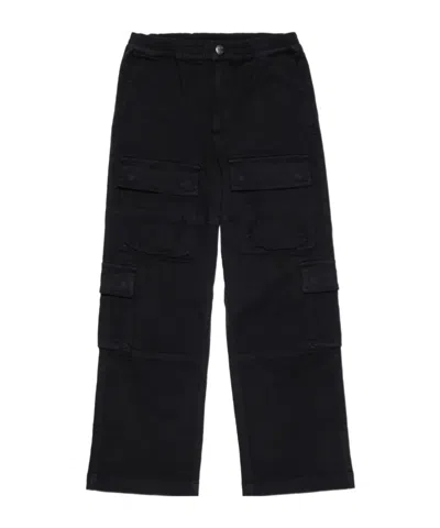 Diesel Multi-pocket Cargo Pants In Black