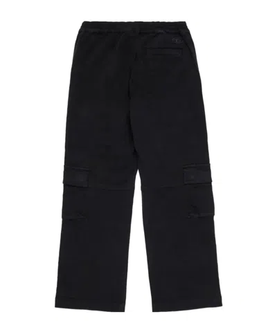 Diesel Multi-pocket Cargo Pants In Black