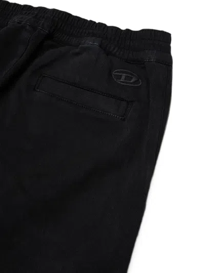 Diesel Multi-pocket Cargo Pants In Black