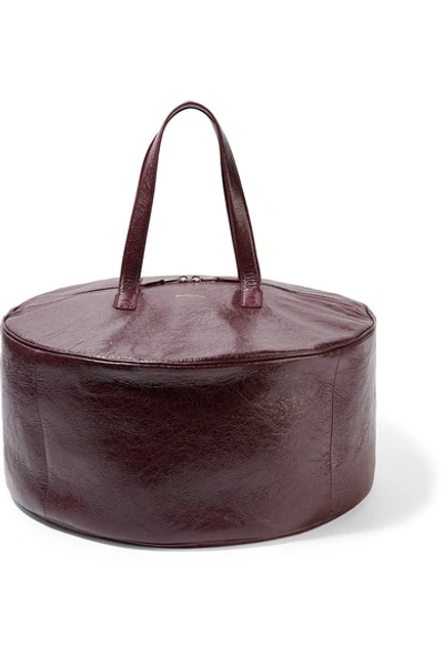 Balenciaga Medium Burgundy Air Hobo Tote Bag In Red | ModeSens