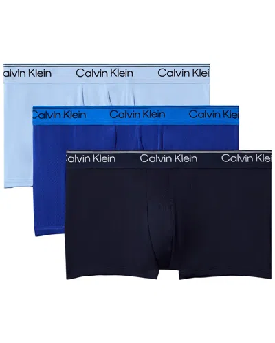 Calvin Klein Micro Stretch 3 Pack Boxer Briefs In Multi