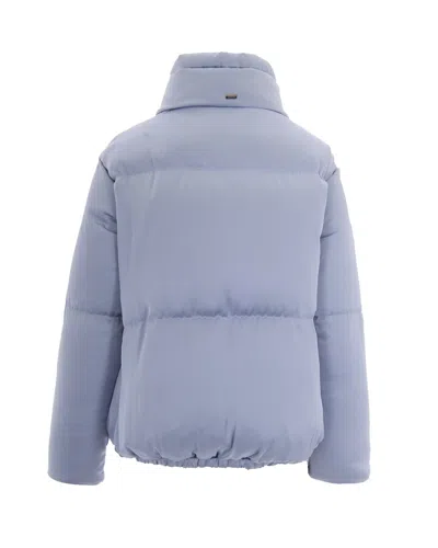 Herno Quilted Down Down Jacket In Blue