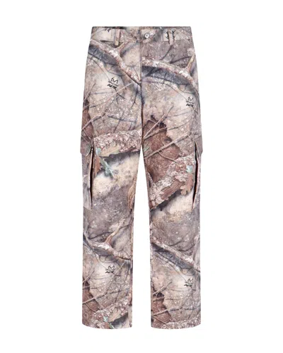 Represent Camo Mini Trousers For Men In White