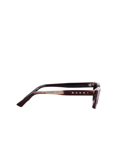 Marni Rectangular Frame Sunglasses In Multi