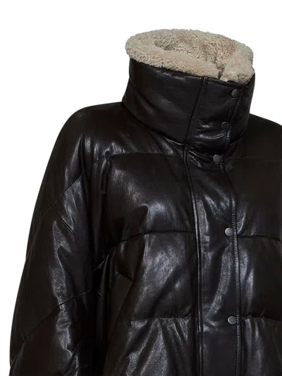 Brunello Cucinelli Down Jacket In Black