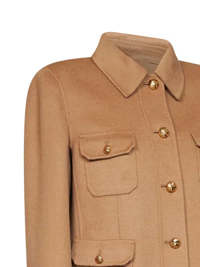 Max Mara Mstvenere Jacket In Camel