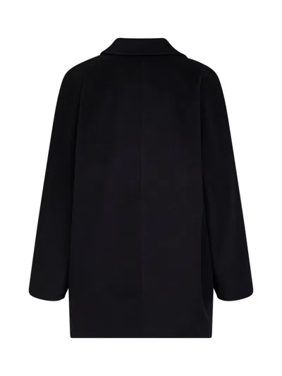 Max Mara Rebus Coat In Black