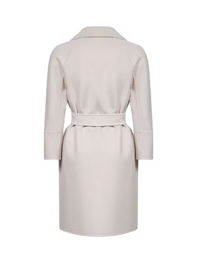 Max Mara Arona Coat In White