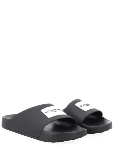 Givenchy Label Slide Slide In Black