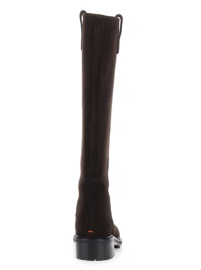 Aeyde Suede Knee-high Boots In Multi