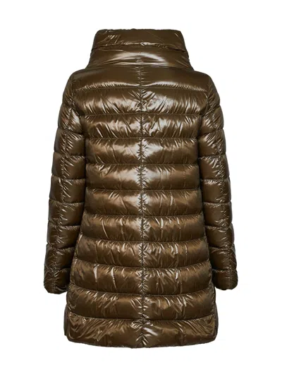 Herno Amelia Down Jacket In Green