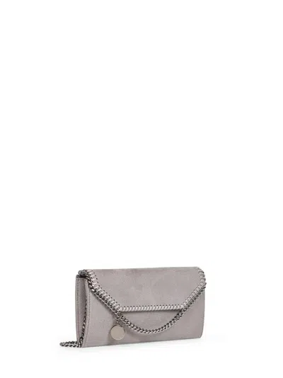Stella Mccartney Wallet On Chain In Gray