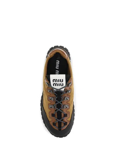 Miu Miu Ripstop Polyamide Sneaker In Multi