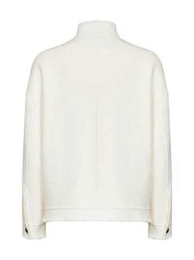 Max Mara Jacket In White