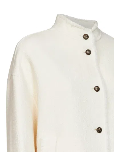 Max Mara Jacket In White
