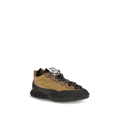 Miu Miu Ripstop Polyamide Sneaker In Multi