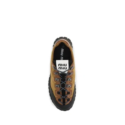 Miu Miu Ripstop Polyamide Sneaker In Multi