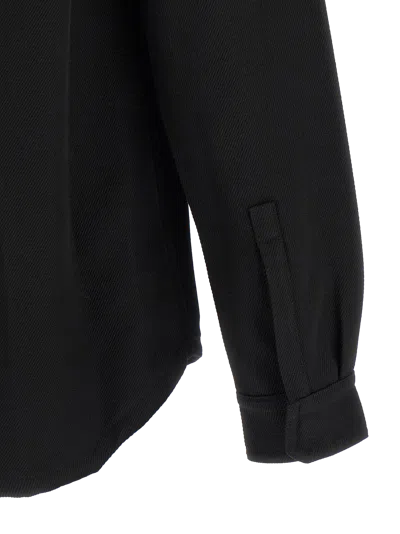 Rick Owens Wool Single Breasted Coat In Multi