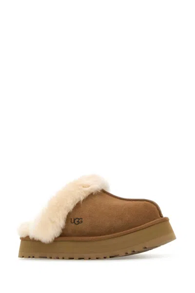 Ugg Disquette Slipper In Brown