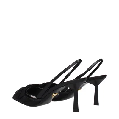Prada Fabric Slingback Pumps In Black