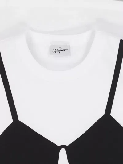 Vaquera Graphic Bra Print T-shirt In Multi