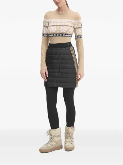 Newland Snowflake-pattern Bodysuit In Neutrals