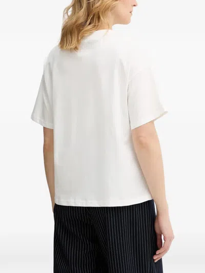 Never Fully Dressed Graphic Print T-shirt In White