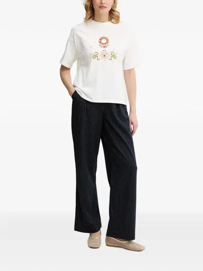 Never Fully Dressed Printed T-shirt In White
