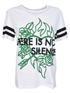 EACH X OTHER Each x Other  There Is No Silence T-shirt,SS17G11070WHITE