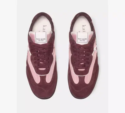 Kate Spade New York Drift Smooth Sneaker In Blackberry Jam/dusk Rose