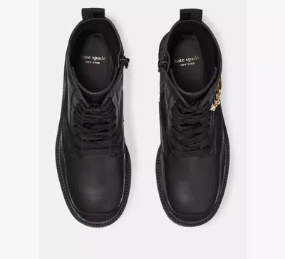 Kate Spade Sam Icon Combat Boot In Black