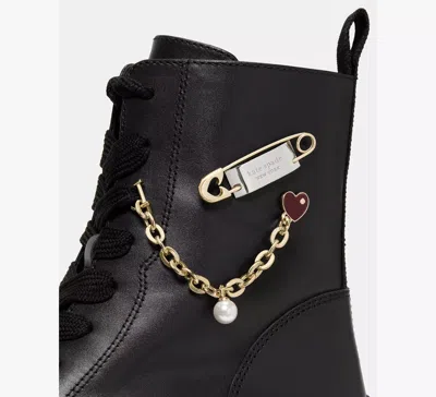 Kate Spade Sam Icon Combat Boot In Black