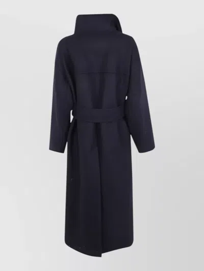 Joseph Wool Blend Fitted Coat In Gray