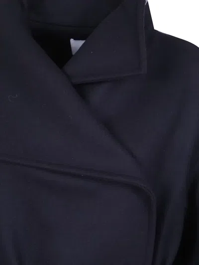 Joseph Wool Blend Fitted Coat In Gray